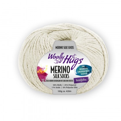 MERINO SILK SOCKS - Woolly Hugs - HELLBEIGE (205)