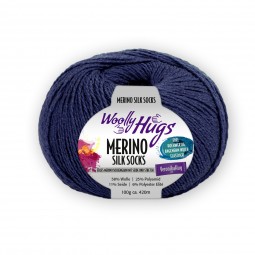 MERINO SILK SOCKS - Woolly Hug´s - JEANS (250)