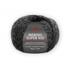 MERINO SUPER KID - ANTHRAZIT MELIERT (195)
