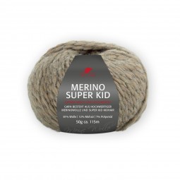 MERINO SUPER KID - BRAUN MELIERT (118)