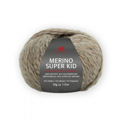 MERINO SUPER KID - BRAUN MELIERT (118)