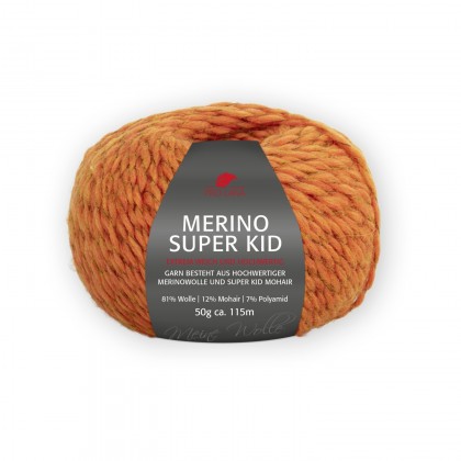 MERINO SUPER KID - ORANGE MELIERT (124)