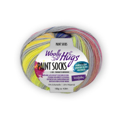 PAINT SOCKS - Woolly Hugs - BEIGE/ PINK/ GRÜN (210)