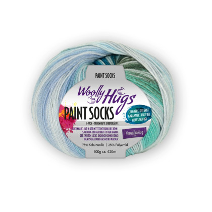 PAINT SOCKS - Woolly Hugs - BLAU/ TÜRKIS (201)