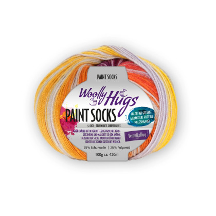 PAINT SOCKS - Woolly Hugs - GELB/ ORANGE (200)