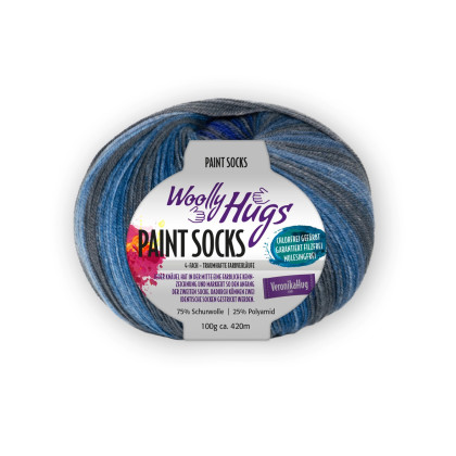PAINT SOCKS - Woolly Hugs - JEANS/ BLAU (205)