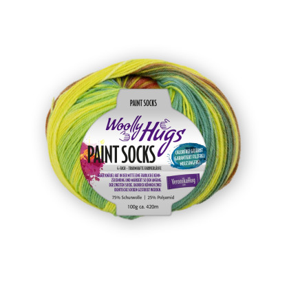 PAINT SOCKS - Woolly Hugs - NEON/ GELB/ GRÜN (211)