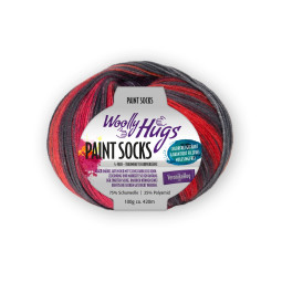 PAINT SOCKS - Woolly Hugs - ROT/ LILA (204)