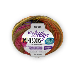 PAINT SOCKS - Woolly Hugs - TERRACOTTA/ KHAKI/ LILA (213)
