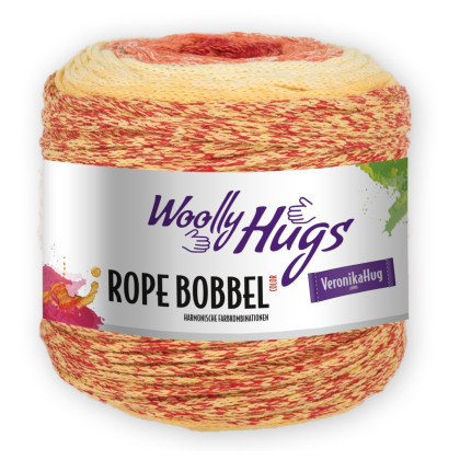 ROPE BOBBEL COLOR - Woolly Hugs - ROT/ GELB (109)