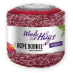 ROPE BOBBEL COLOR - Woolly Hugs - ROT/ GRAU (101)