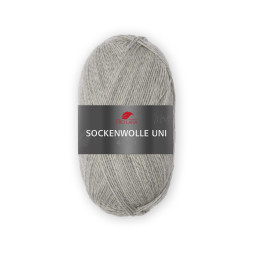 SOCKENWOLLE UNI - GRAU MELIERT (431)