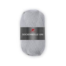 SOCKENWOLLE UNI - HELLGRAU (433)