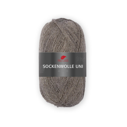 SOCKENWOLLE UNI - HOLZ MELIERT (430)