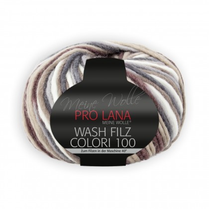 WASH-FILZ COLORI 100 - BEIGE/ BRAUN (707)