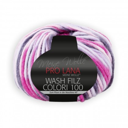 WASH-FILZ COLORI 100 - ROSA/ PINK (710)