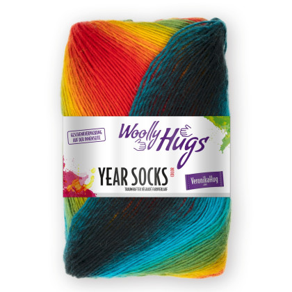 YEAR SOCKS - Woolly Hugs - REGENBOGEN (17)