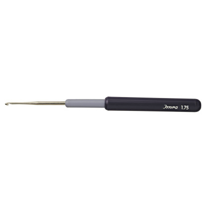 GARNHÄKELNADEL IMRA Stahl mit Umstecker & Kunststoffgriff Stärke: 1,75mm