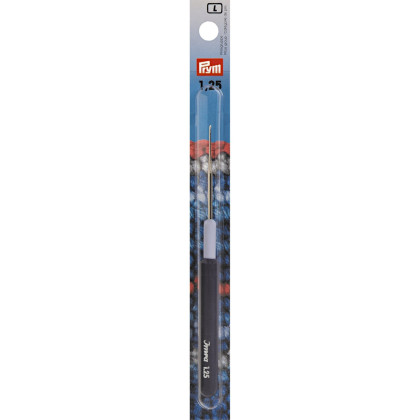 GARNHÄKELNADEL IMRA Stahl mit Umstecker & Kunststoffgriff Stärke: 1,25mm