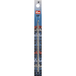 WOLLHÄKELNADEL Aluminium mit Führung Maß: 3,5mm/14cm