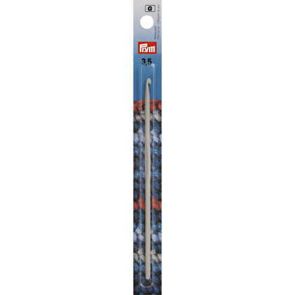 WOLLHÄKELNADEL Aluminium mit Führung Maß: 3,5mm/14cm