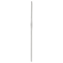 WOLLHÄKELNADEL Aluminium mit Führung Maß: 2,5mm/14cm