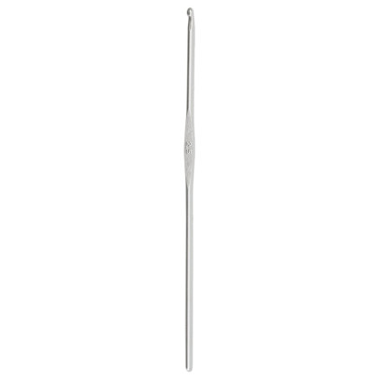 WOLLHÄKELNADEL Aluminium mit Führung Maß: 2,5mm/14cm