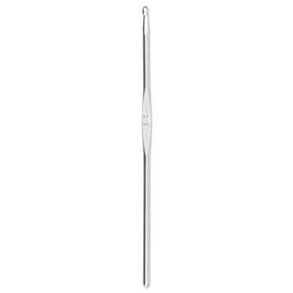 WOLLHÄKELNADEL Aluminium mit Führung Maß: 3,5mm/14cm