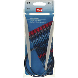 RUNDSTRICKNADEL Kunststoff Maß: 9mm/80cm