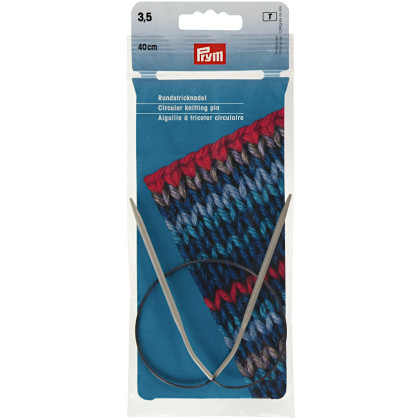 RUNDSTRICKNADEL Aluminium Maß: 3,5mm/40cm