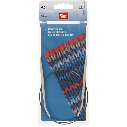 RUNDSTRICKNADEL Aluminium Maß: 4mm/50cm