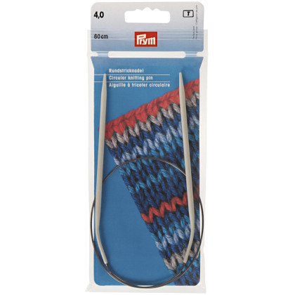 RUNDSTRICKNADEL Aluminium Maß: 4mm/60cm