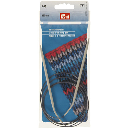 RUNDSTRICKNADEL Aluminium Maß: 4mm/120cm