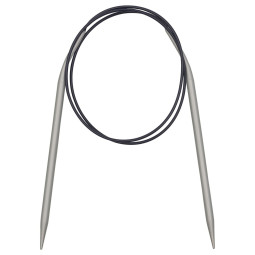 RUNDSTRICKNADEL Aluminium Maß: 5mm/80cm