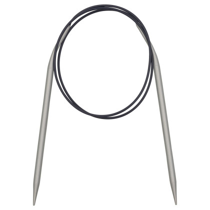 RUNDSTRICKNADEL Aluminium Maß: 5mm/80cm