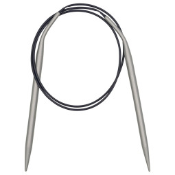 RUNDSTRICKNADEL Aluminium Maß: 6mm/80cm