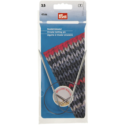 RUNDSTRICKNADEL Messing Maß: 3,5mm/40cm