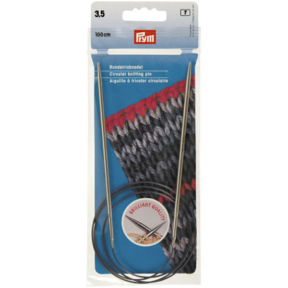 RUNDSTRICKNADEL Messing Maß: 3,5mm/100cm