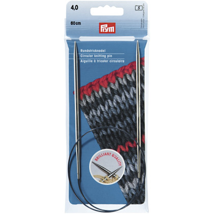 RUNDSTRICKNADEL Messing Maß: 4mm/60cm