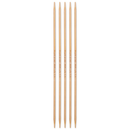 NADELSPIEL Bambus Maß: 2,5mm/15cm