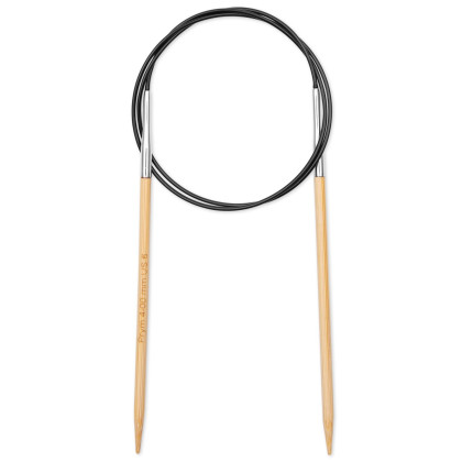 RUNDSTRICKNADEL Bambus Maß: 4mm/80cm