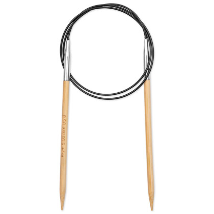 RUNDSTRICKNADEL Bambus Maß: 5mm/80cm