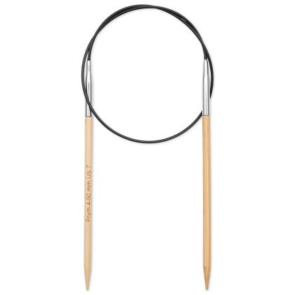 RUNDSTRICKNADEL Bambus Maß: 4,5mm/60cm