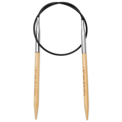RUNDSTRICKNADEL Bambus Maß: 4,5mm/40cm