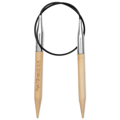 RUNDSTRICKNADEL Bambus Maß: 7mm/40cm