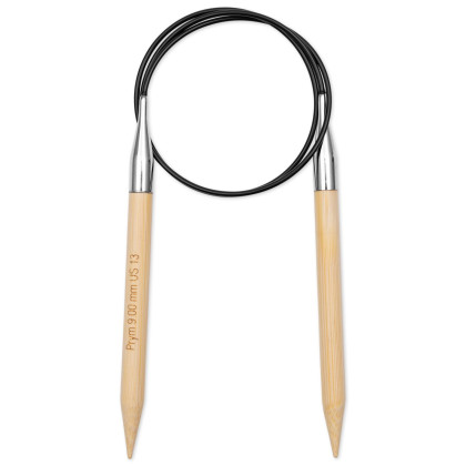 RUNDSTRICKNADEL Bambus Maß: 9mm/80cm