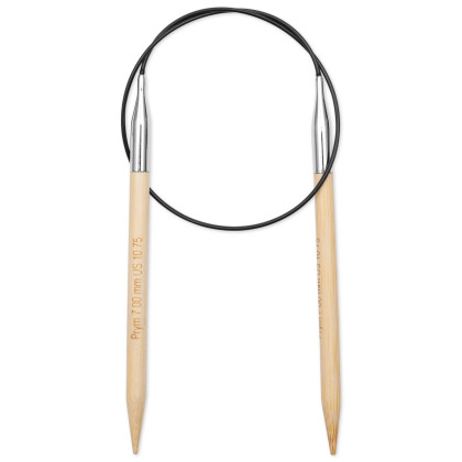 RUNDSTRICKNADEL Bambus Maß: 7mm/60cm