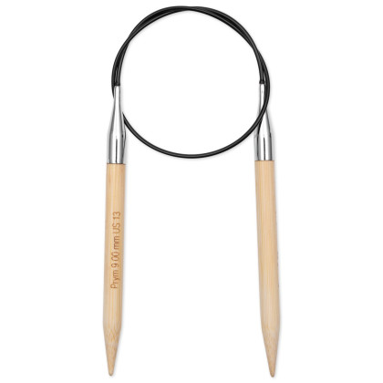 RUNDSTRICKNADEL Bambus Maß: 9mm/60cm