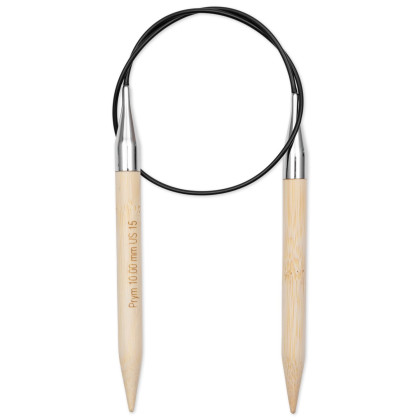 RUNDSTRICKNADEL Bambus Maß: 10mm/60cm