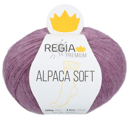 ALPACA SOFT 4-FÄDIG - PREMIUM - MAUVE MELIERT (00036)